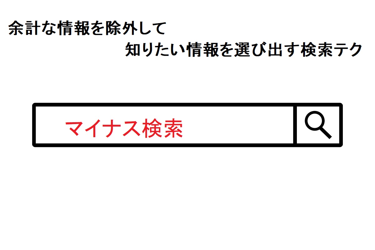マイナス検索