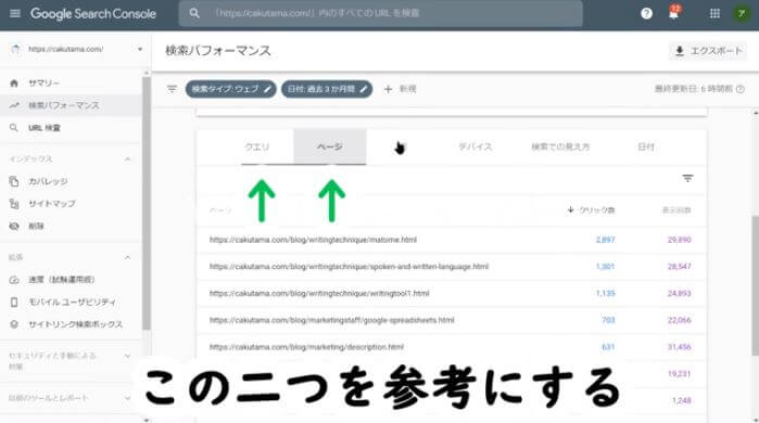 サーチコンソール